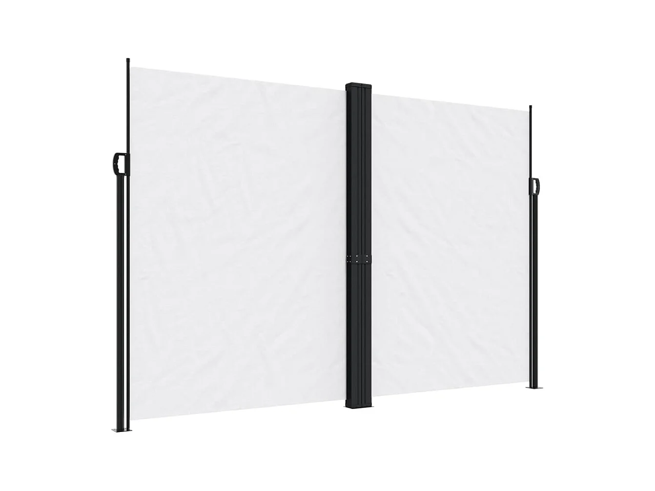 Auvent latéral rétractable blanc 220x600 cm FR39963