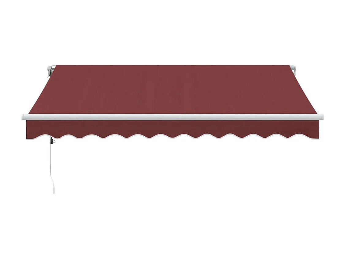 Luifel automatisch uittrekbaar 300x250 cm bordeauxrood BE980496