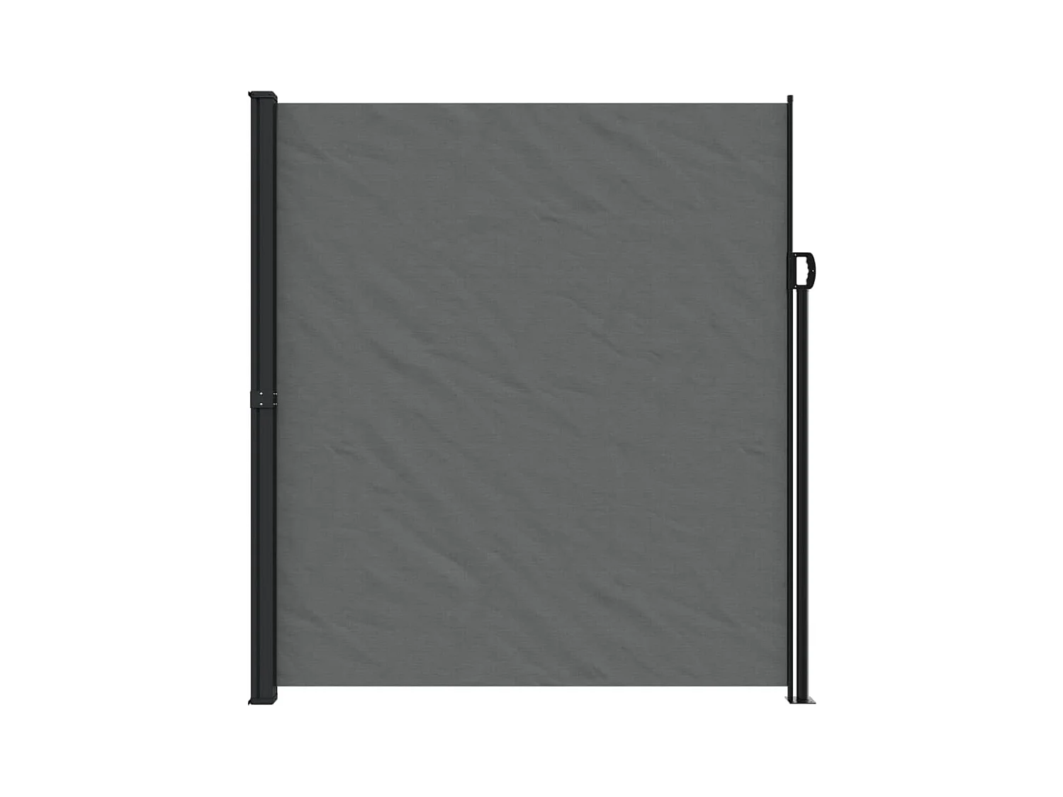 Auvent latéral rétractable anthracite 220x600 cm FR78103