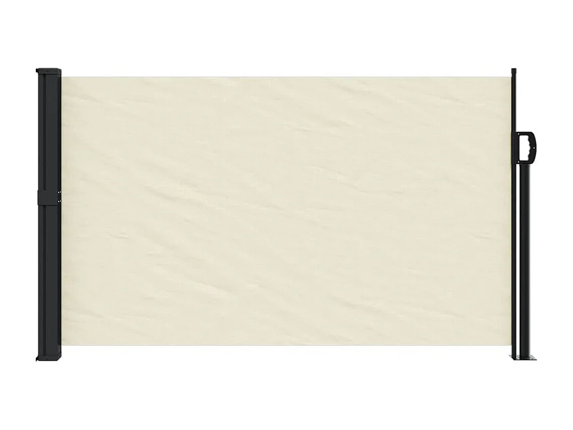 Auvent latéral rétractable crème 120x300 cm FR32273