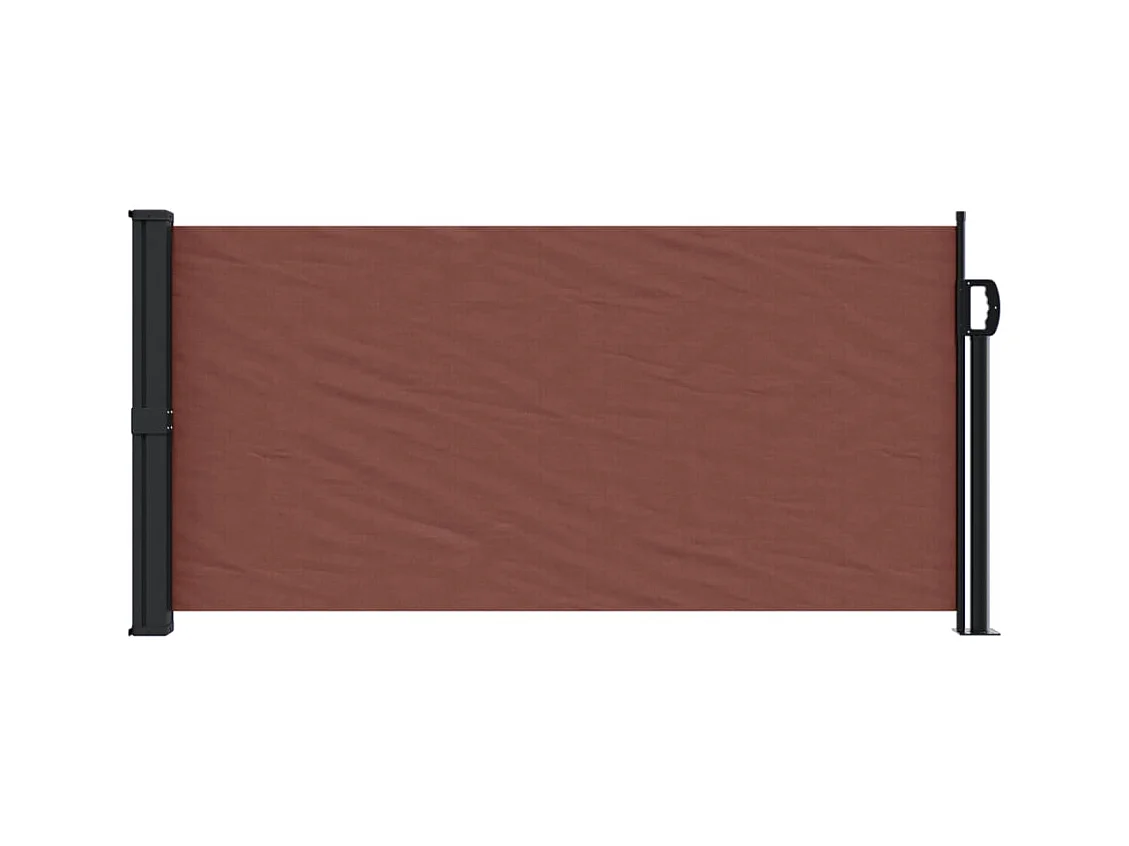 Auvent latéral rétractable marron 100x300 cm FR28102