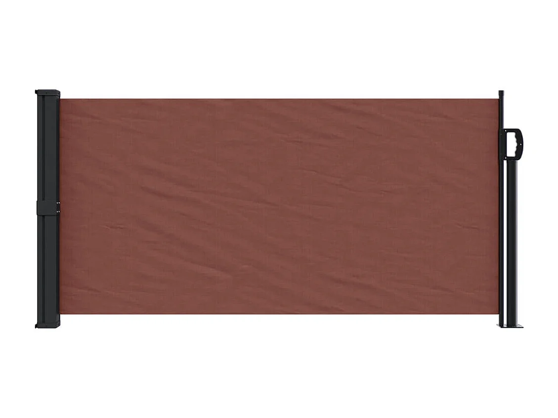 Auvent latéral rétractable marron 100x300 cm FR28102