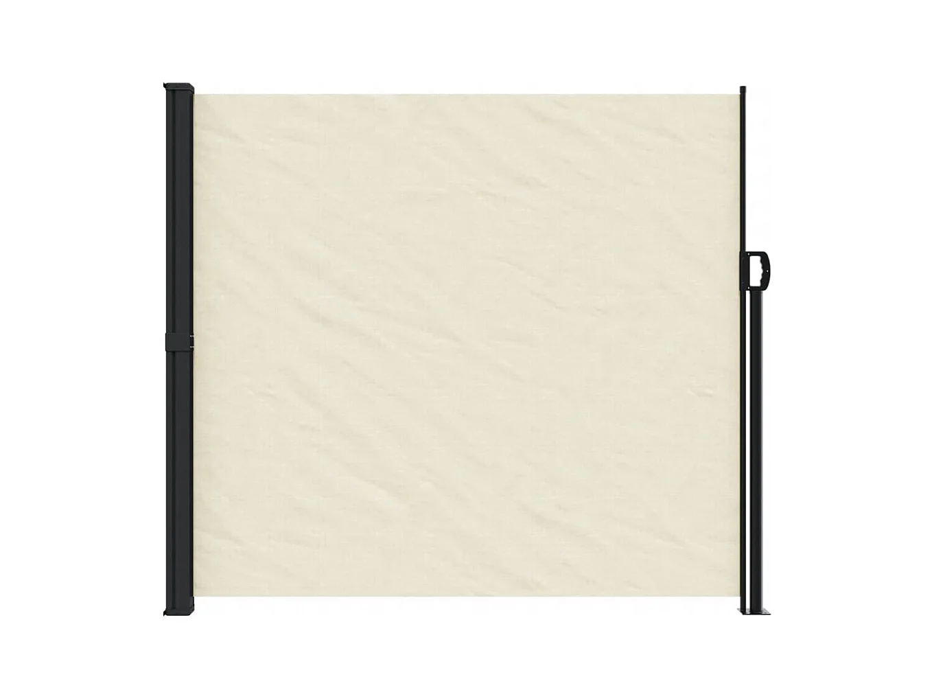 Auvent latéral rétractable crème 180x300 cm FR38708