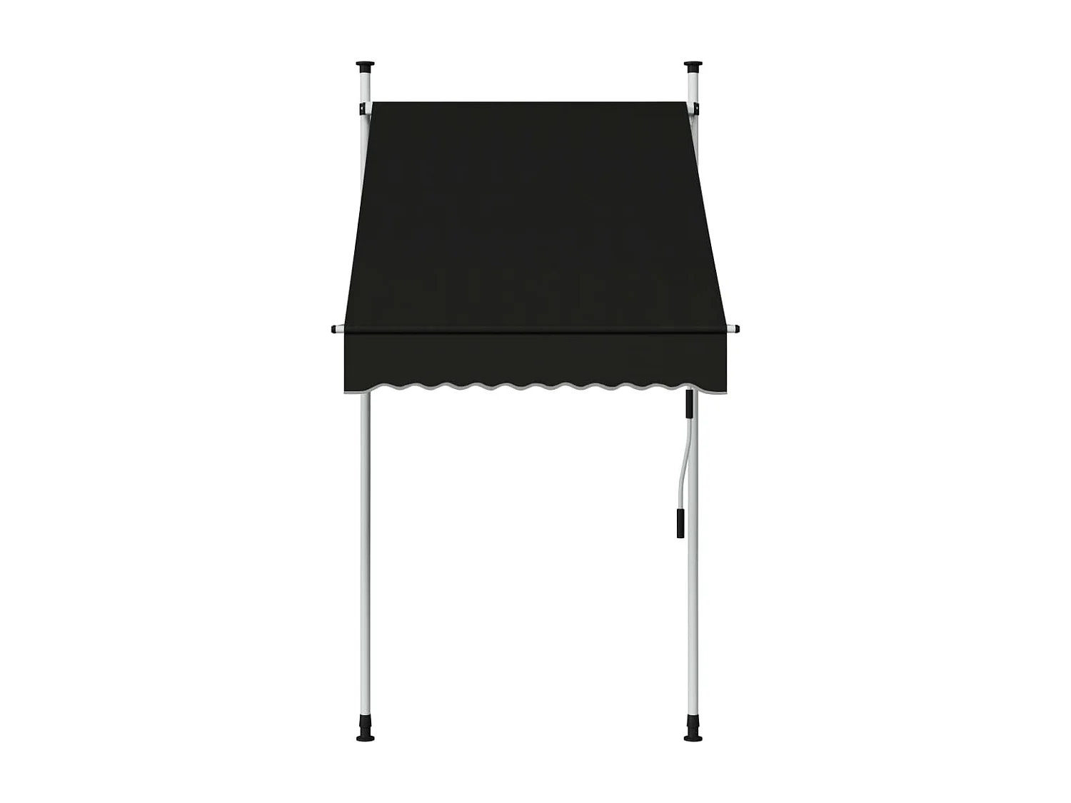 Auvent manuel rétractable 100 cm Anthracite FR78932