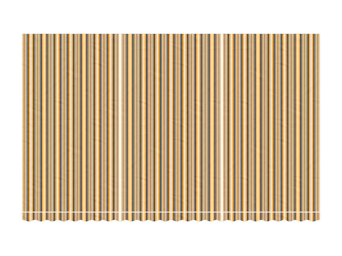 Vervangingsdoek voor luifel gestreept 6x3,5 m meerkleurig BE973105