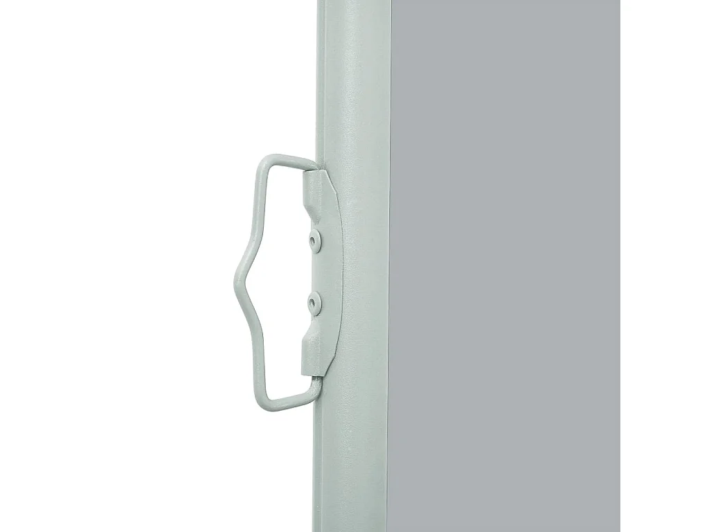 Auvent latéral rétractable de patio 140x500 cm Gris FR36726