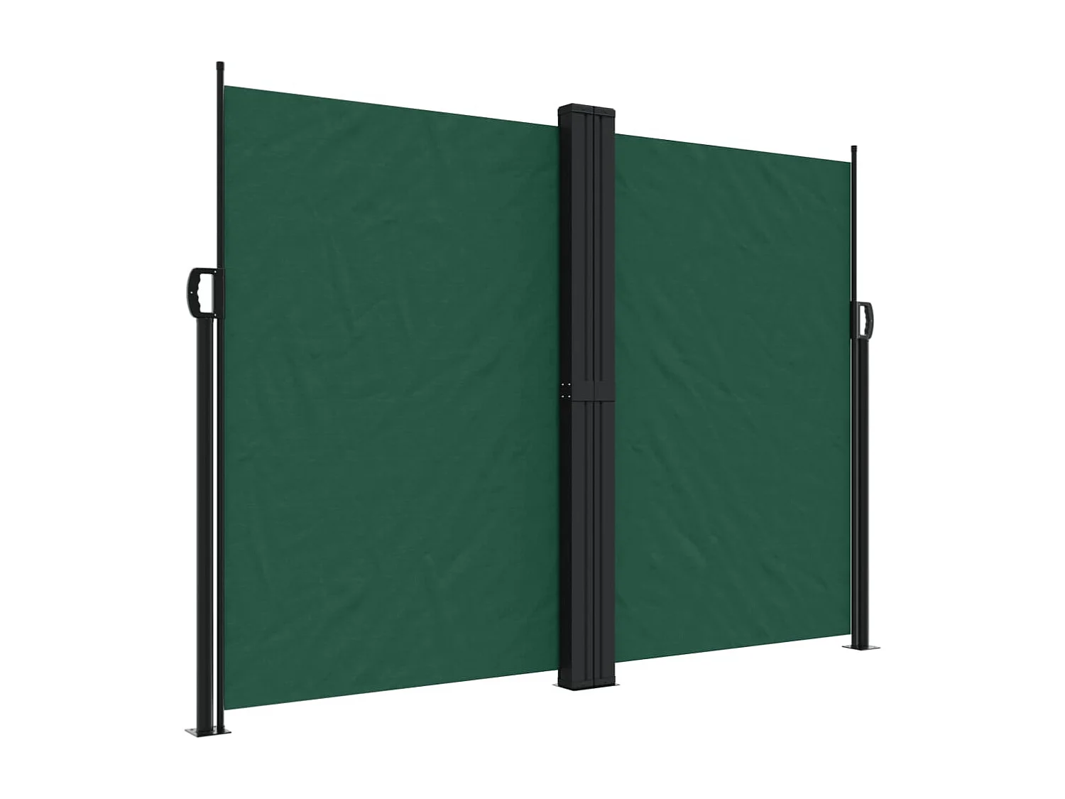 Toldo lateral retráctil verde oscuro 180x600 cm ES752456