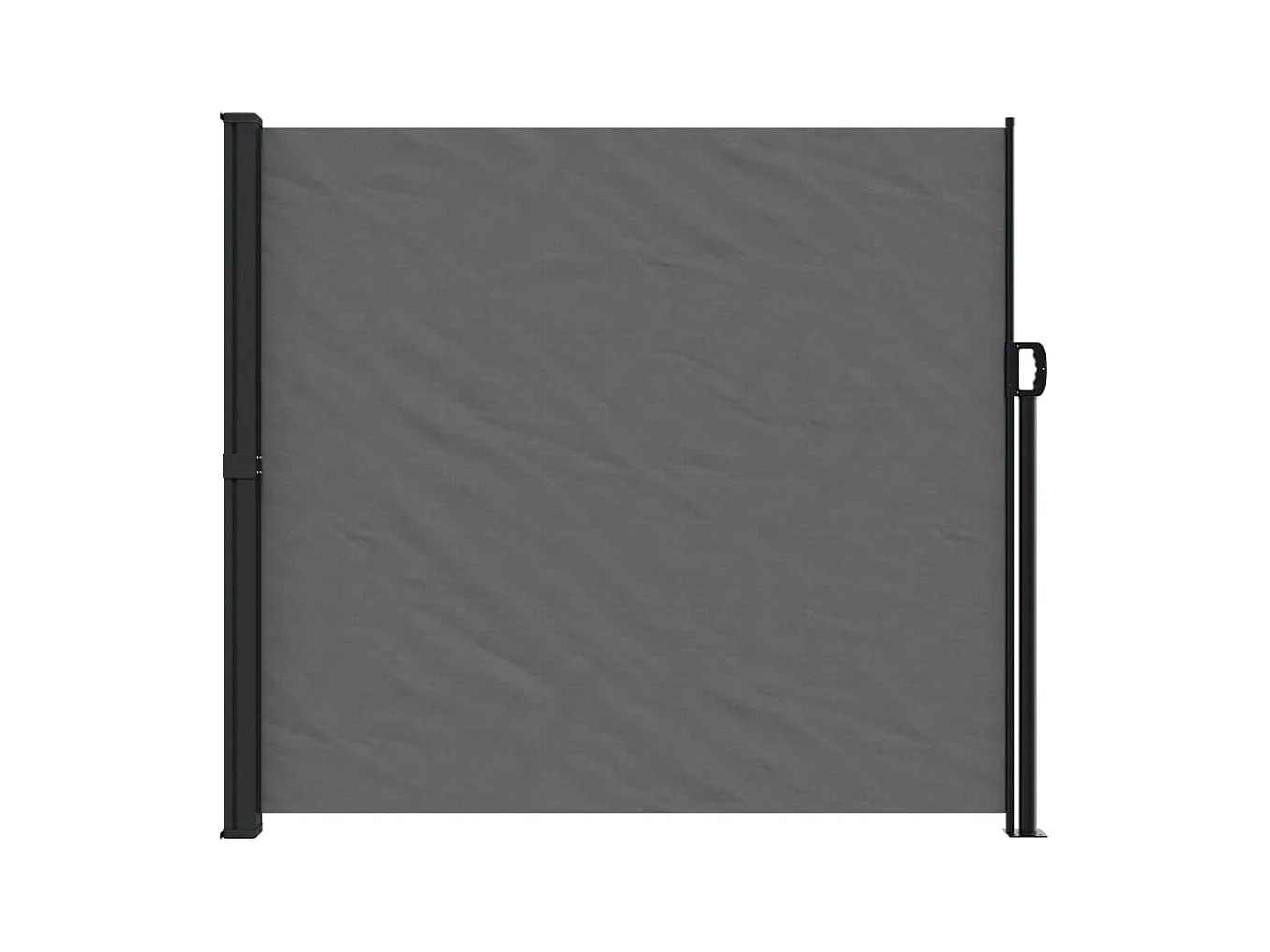 Auvent latéral rétractable anthracite 180x600 cm FR40430