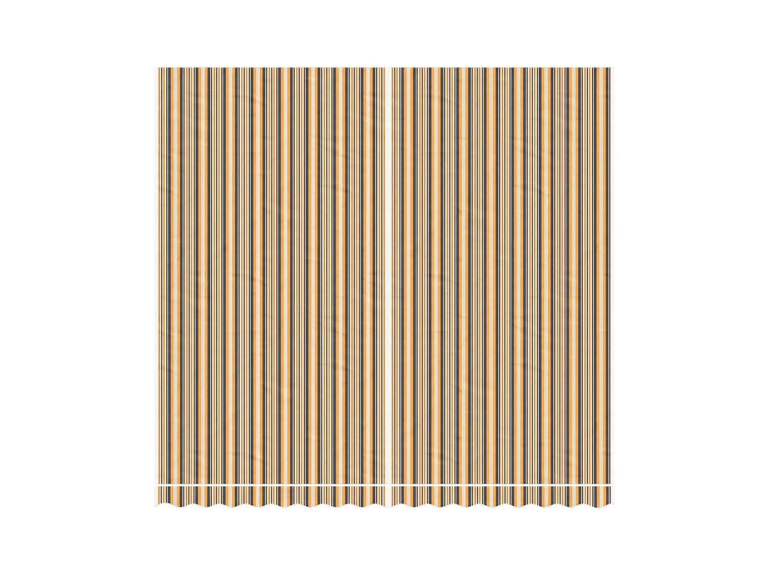 Vervangingsdoek voor luifel gestreept 4x3,5 m meerkleurig BE180826