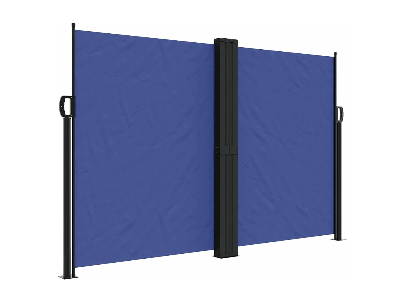 Toldo lateral retráctil azul 160x600 cm ES766482