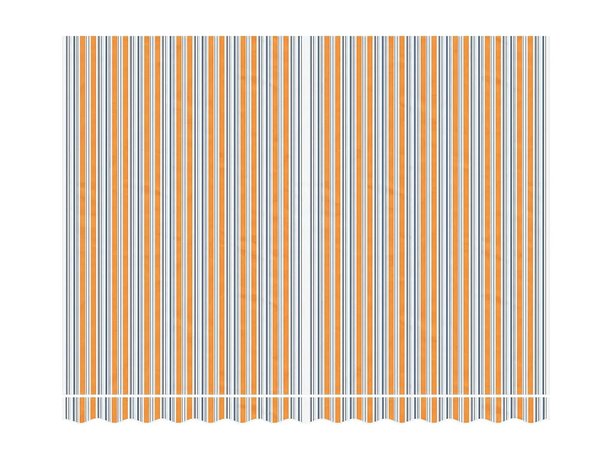 Vervangingsdoek voor luifel gestreept 3,5x2,5 m meerkleurig BE380417