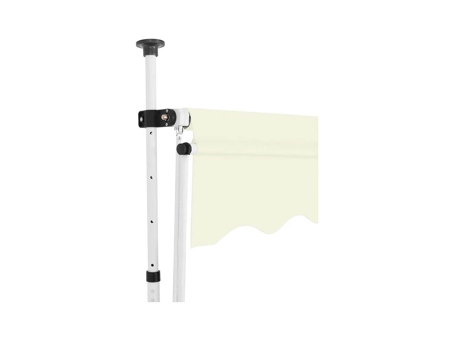 Auvent manuel rétractable 150 cm Crème FR27086
