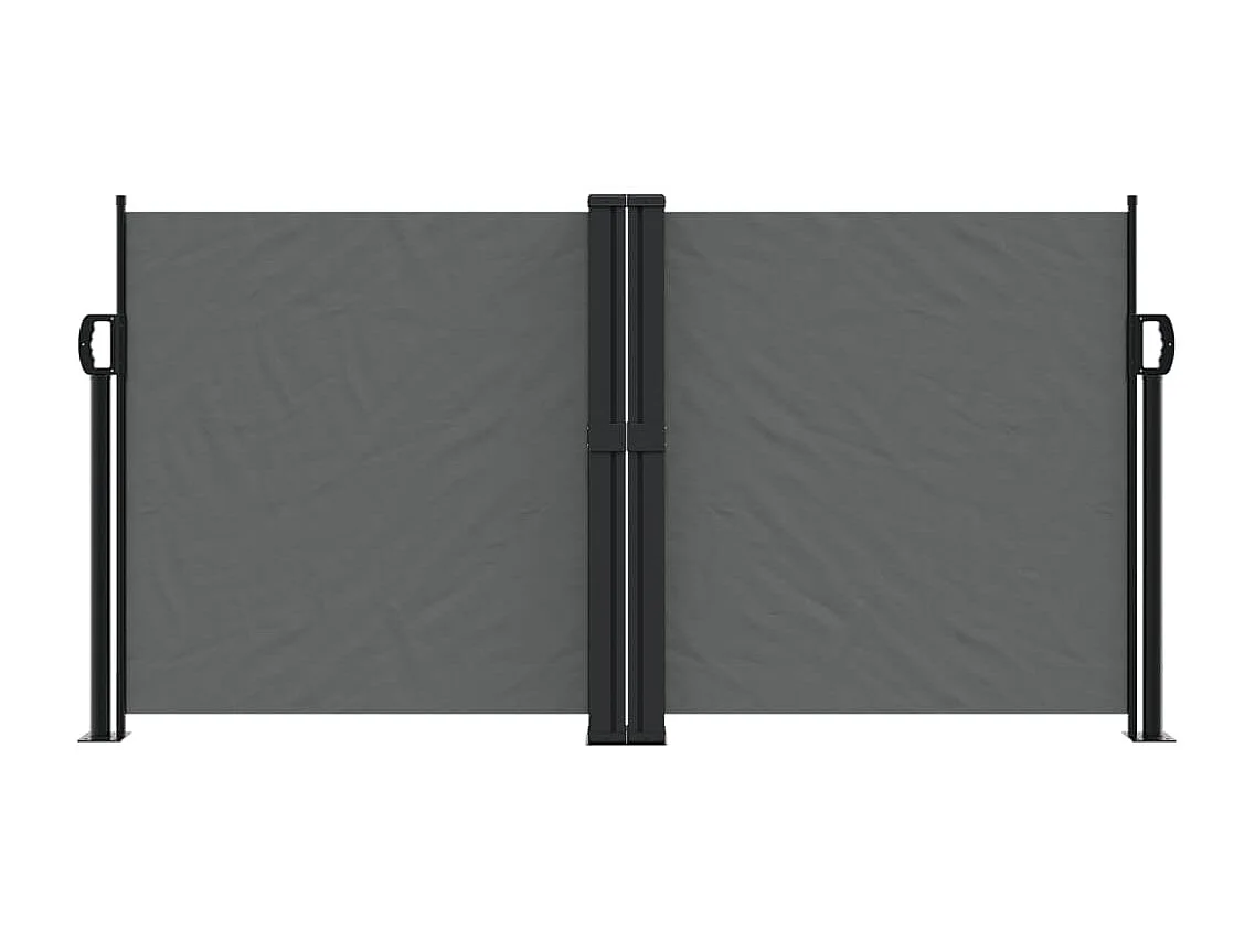 Auvent latéral rétractable anthracite 120x1200 cm FR30853