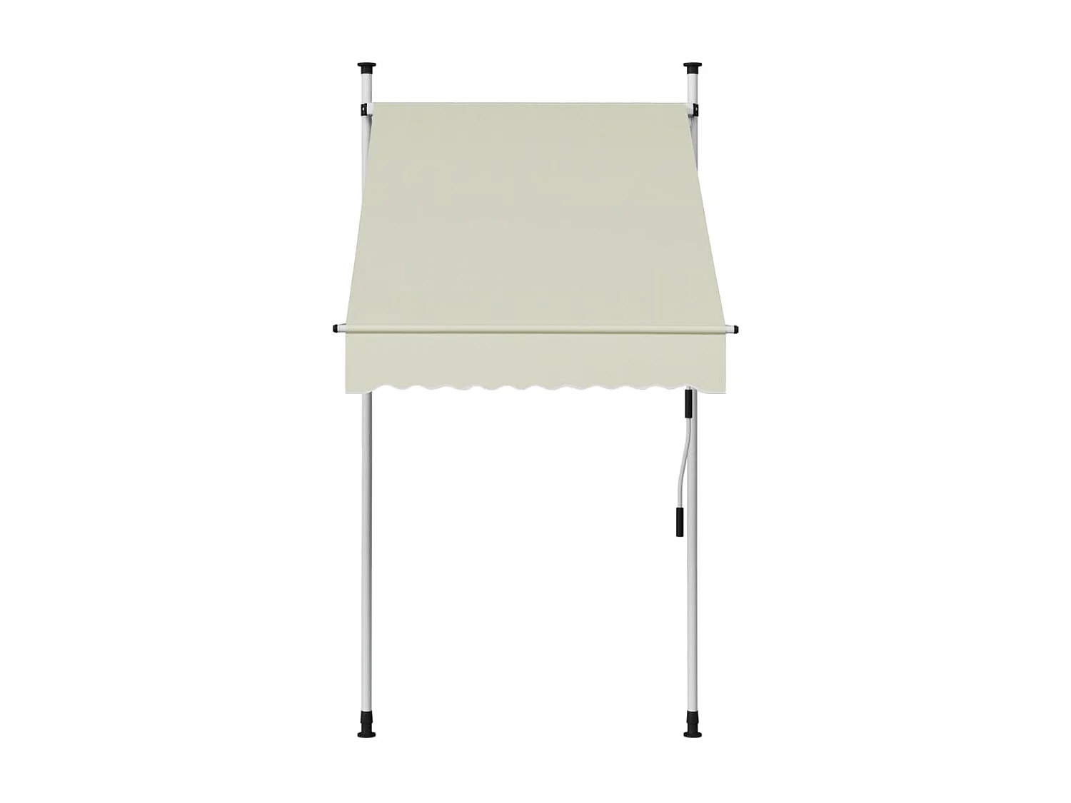 Auvent manuel rétractable 100 cm Crème FR48611