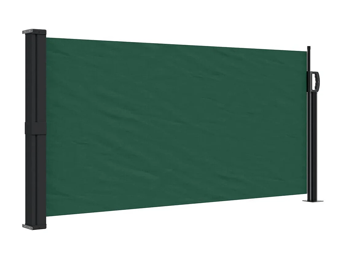 Auvent latéral rétractable vert foncé 100x300 cm FR17224