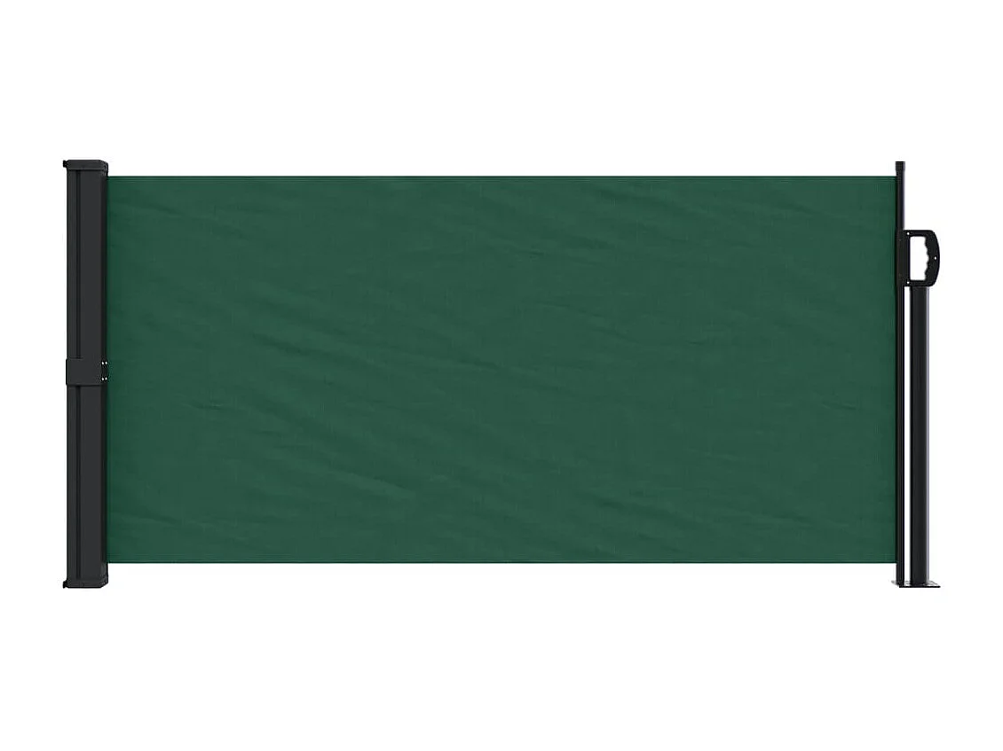Auvent latéral rétractable vert foncé 100x300 cm FR17224