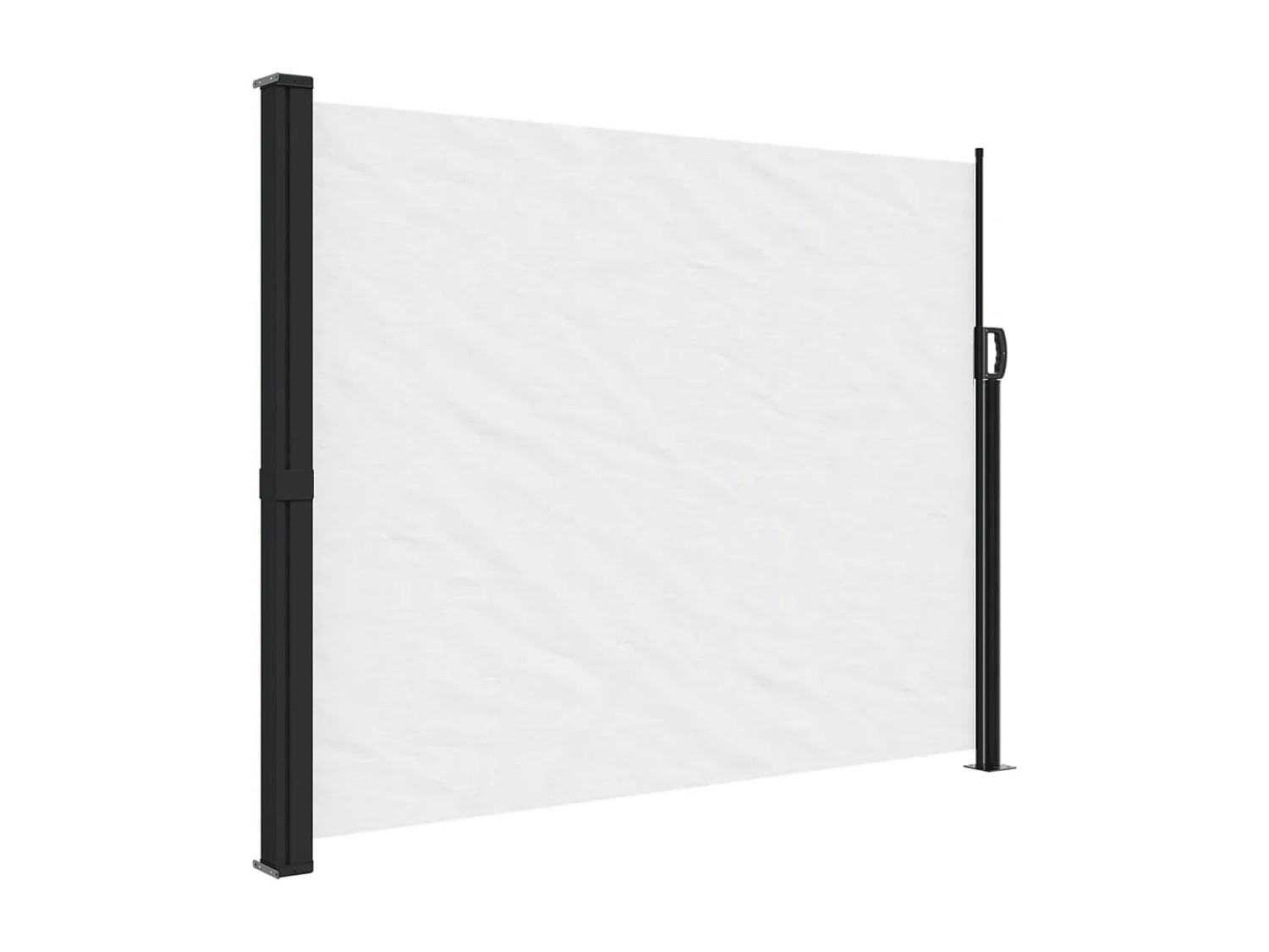 Auvent latéral rétractable blanc 170x300 cm FR34327