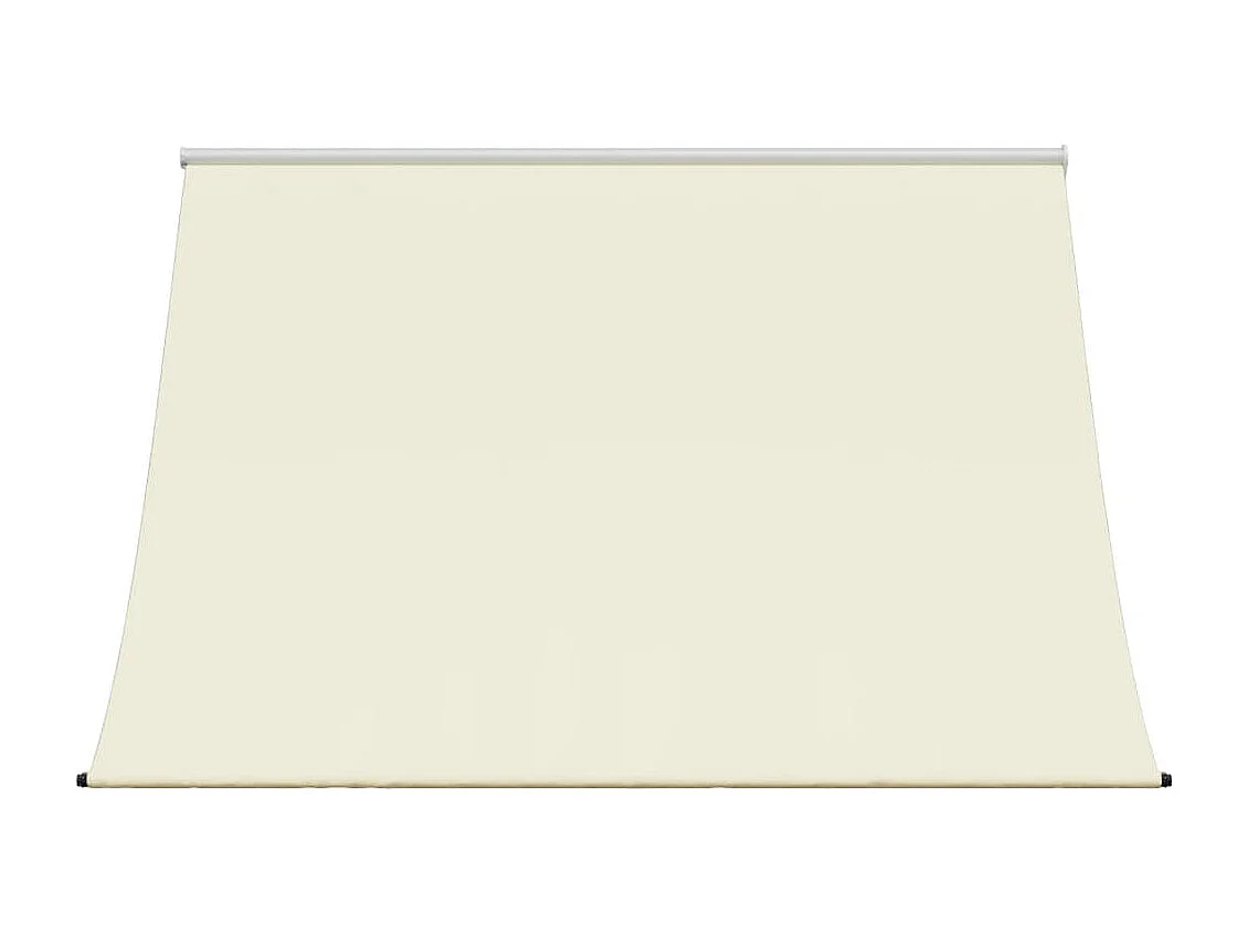 Auvent rétractable crème 200x150 m tissu et acier FR51446