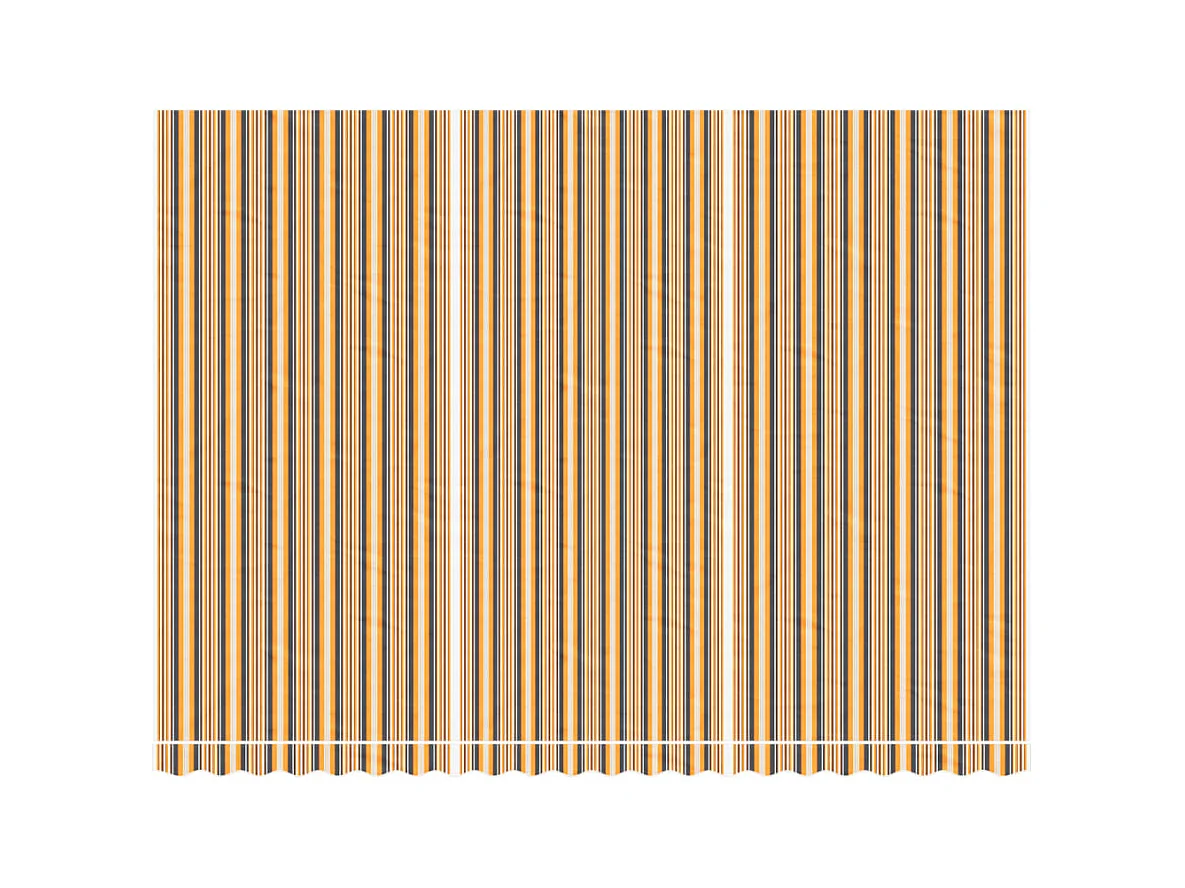 Tela de repuesto de toldo rayas de colores 5x3,5 m ES877861