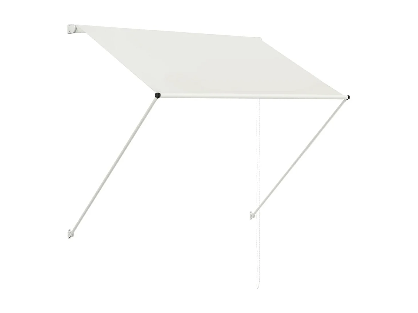 Auvent rétractable 150x150 cm Crème FR61555