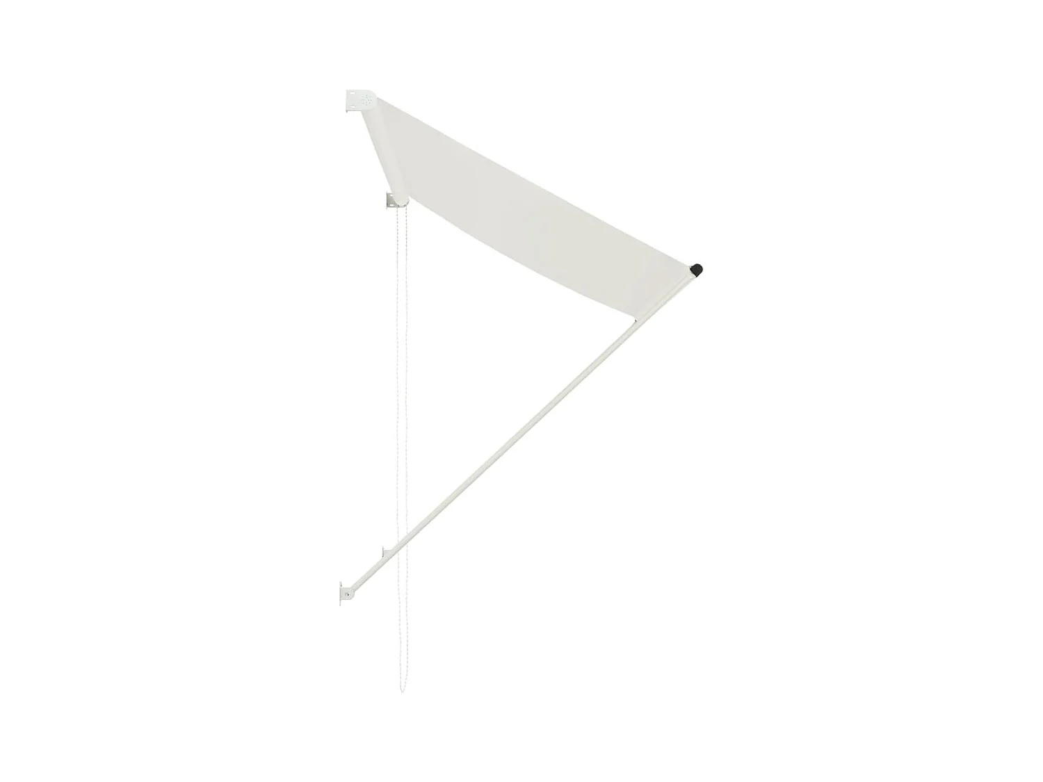 Auvent rétractable 150x150 cm Crème FR61555