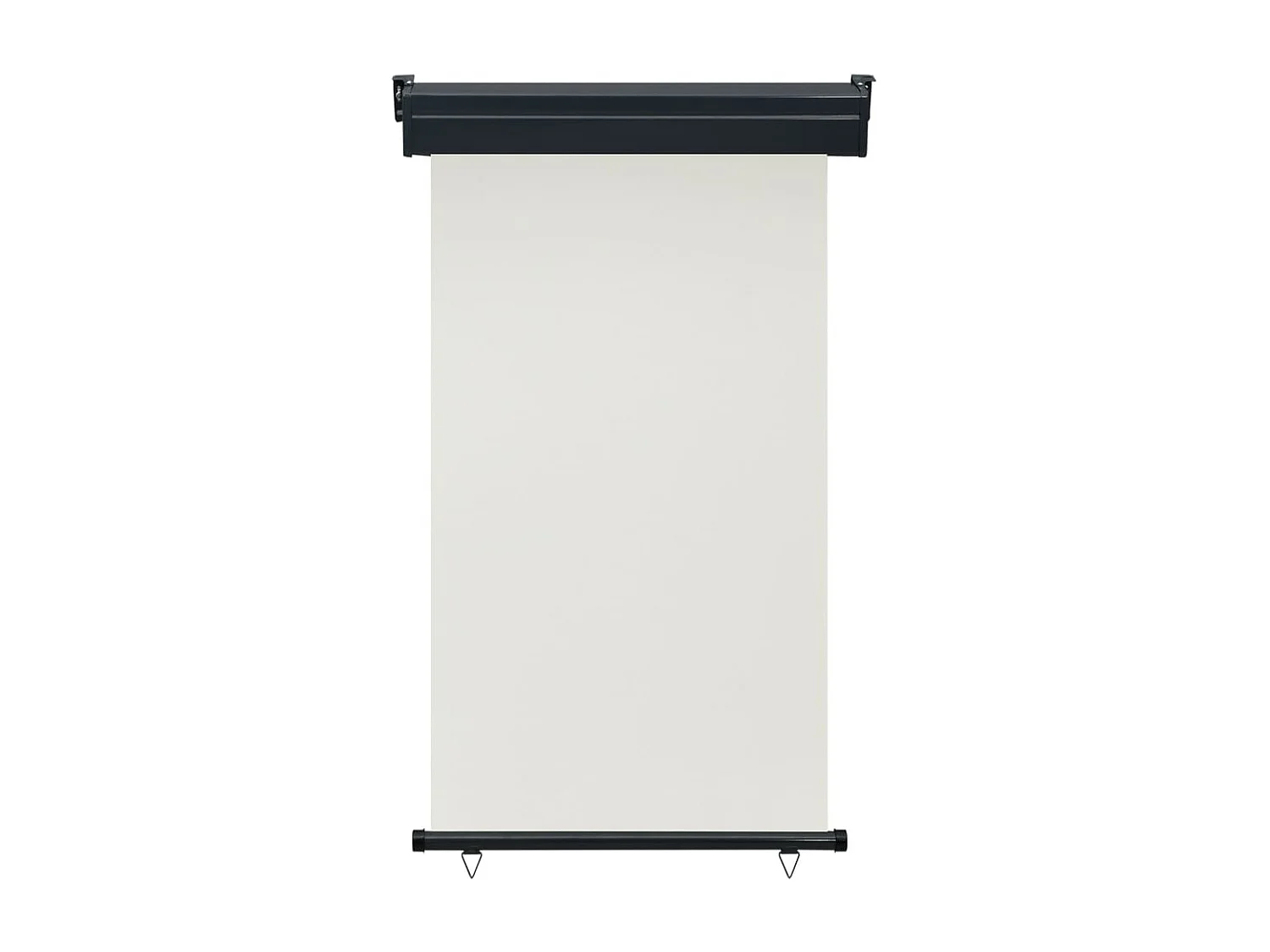 Auvent latéral de balcon 105x250 cm Crème FR33811