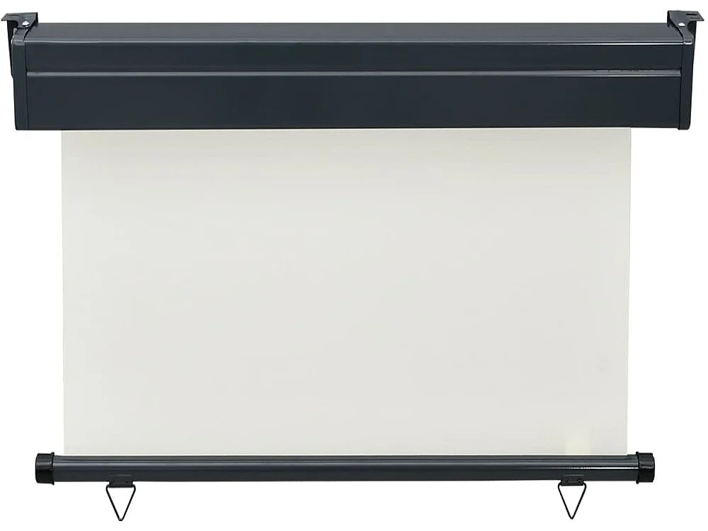 Auvent latéral de balcon 105x250 cm Crème FR33811