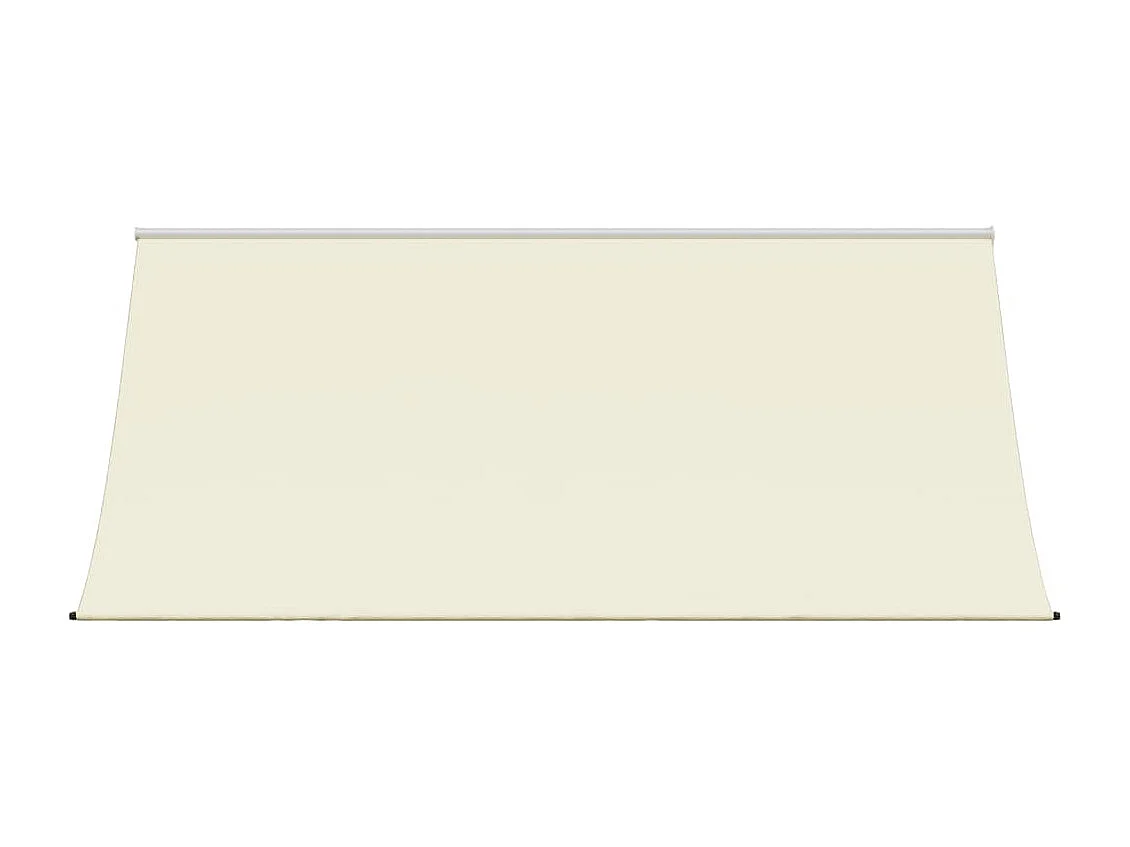 Auvent rétractable crème 300x150 m tissu et acier FR29361