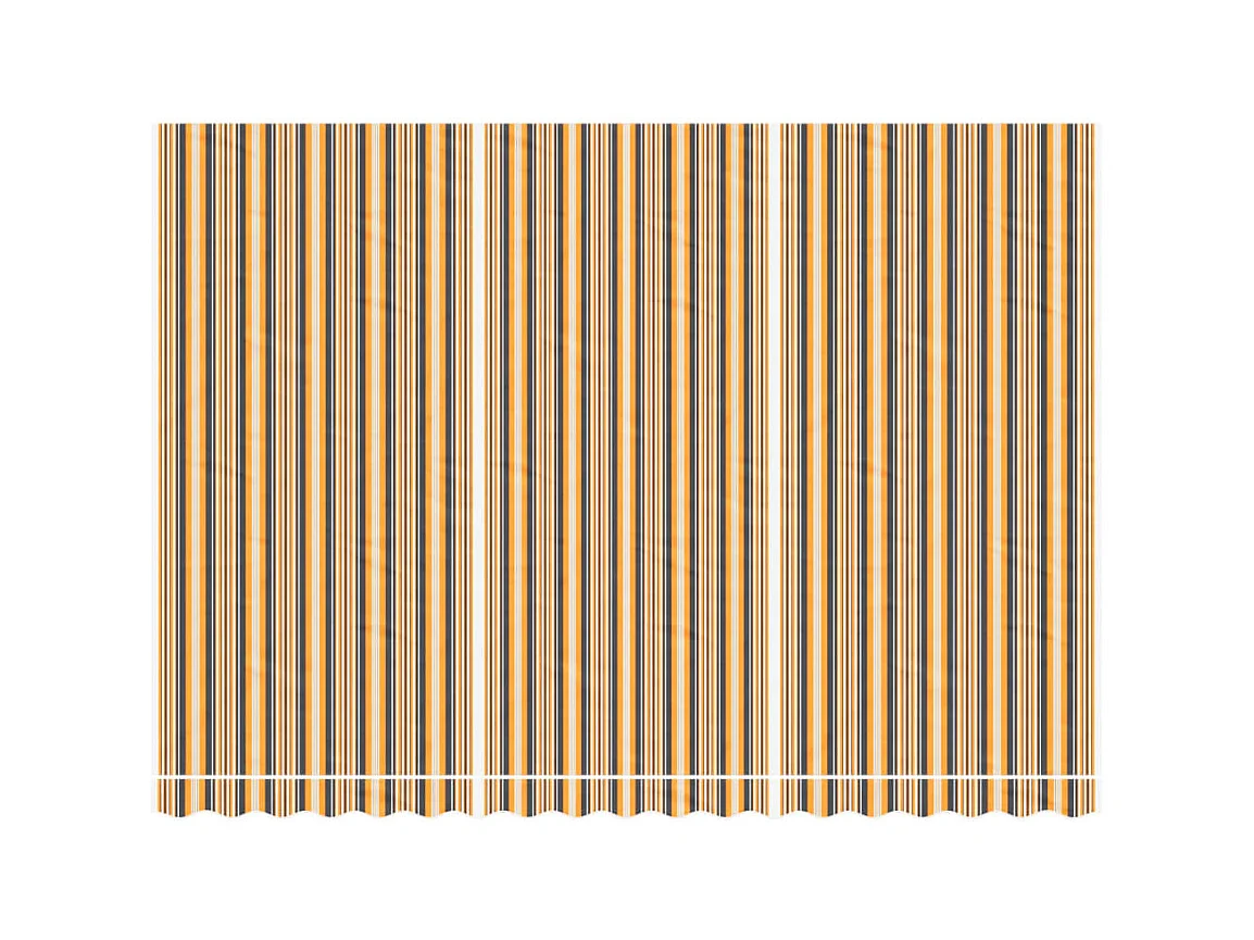Tela de repuesto de toldo rayas de colores 4,5x3 m ES709942
