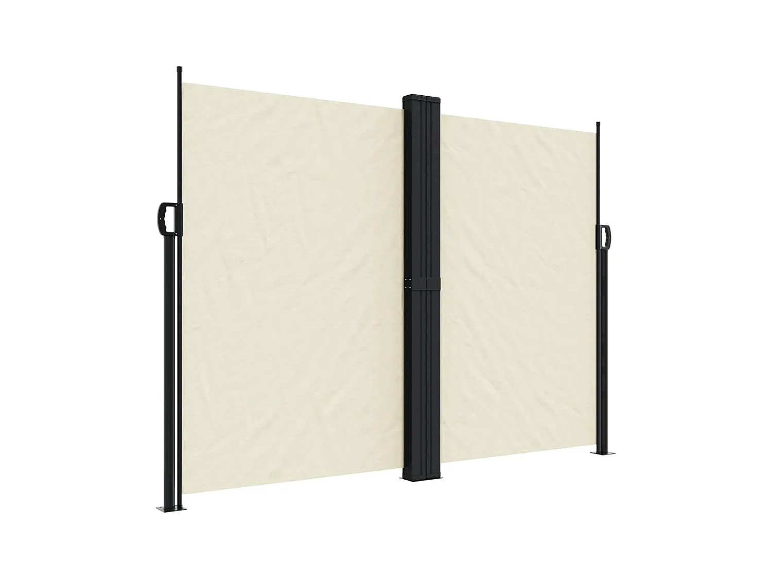 Auvent latéral rétractable crème 180x1000 cm FR63594