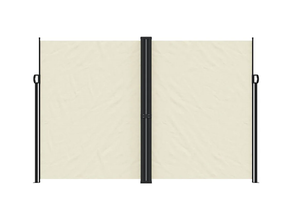 Auvent latéral rétractable crème 220x600 cm FR63464