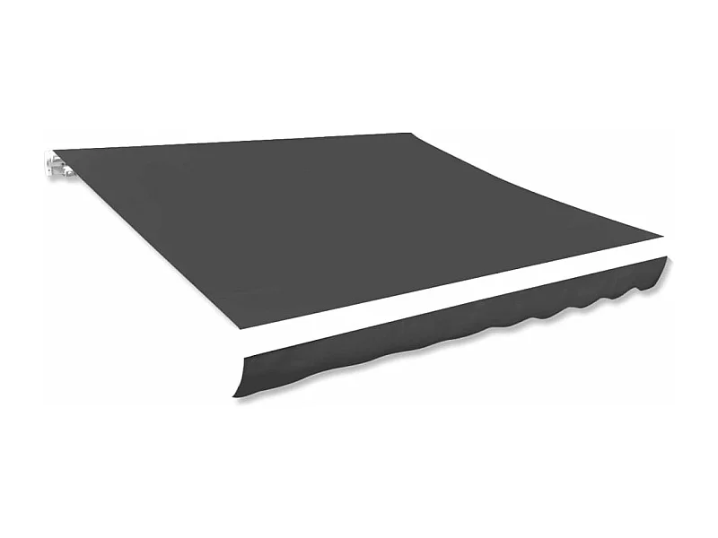 Luifeldoek 350x250 cm canvas antraciet BE442042