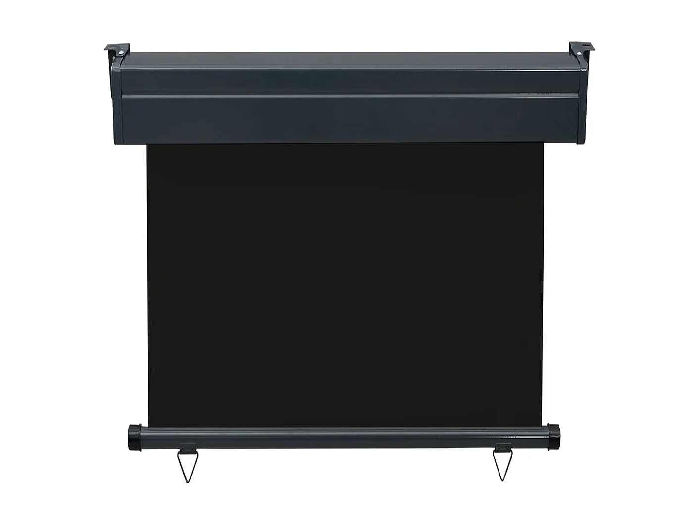 Toldo lateral de balcón negro 85x250 cm ES468432