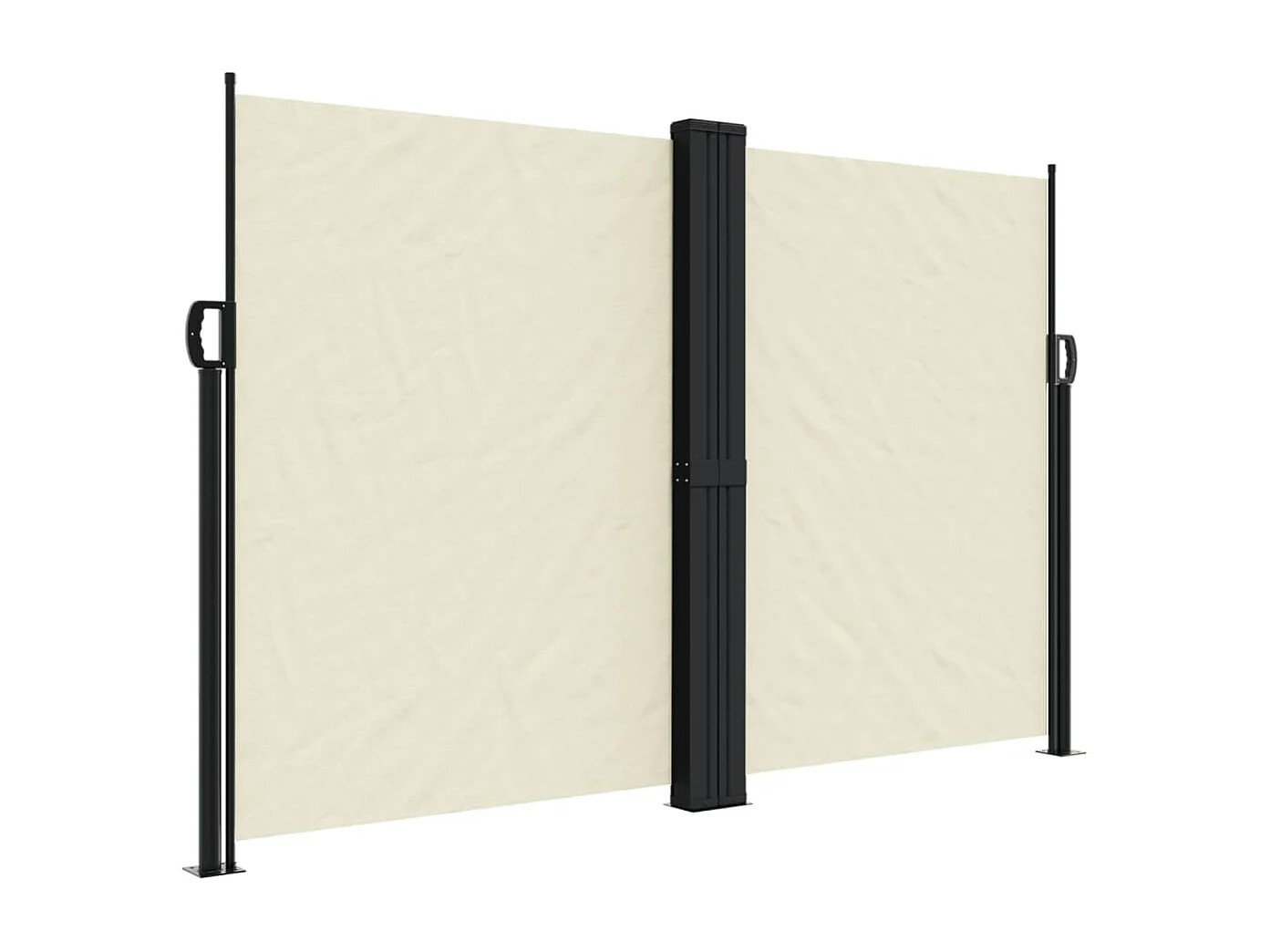 Auvent latéral rétractable crème 160x1200 cm FR43854