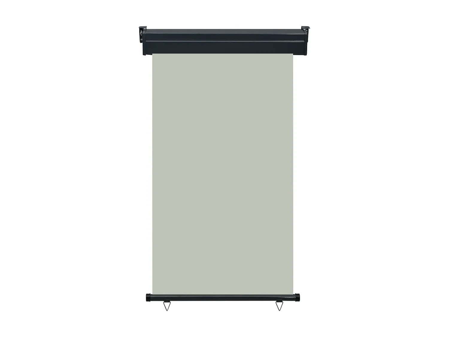 Toldo lateral de balcón gris 105x250 cm ES570223