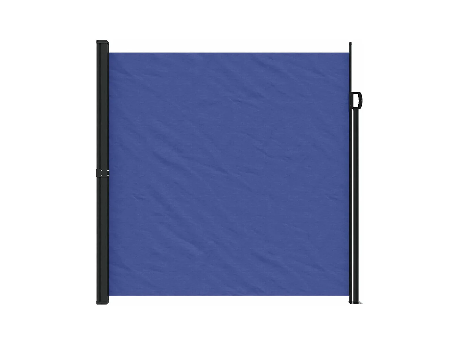 Auvent latéral rétractable bleu 200x600 cm FR32649