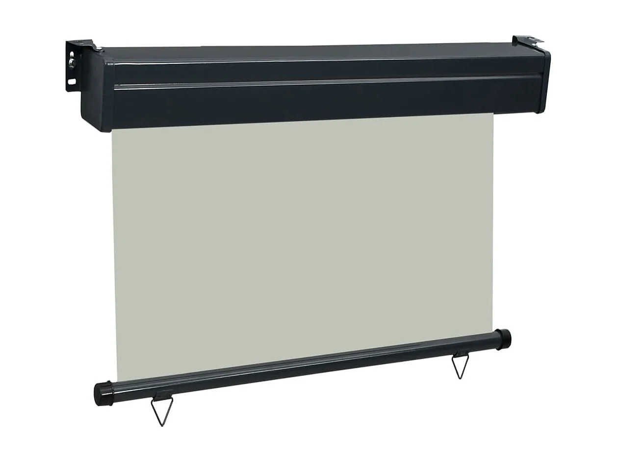 Auvent latéral de balcon 85x250 cm Gris FR21884
