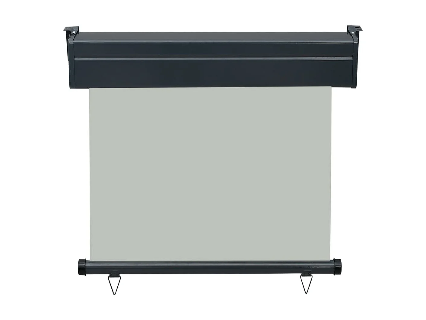 Auvent latéral de balcon 85x250 cm Gris FR21884