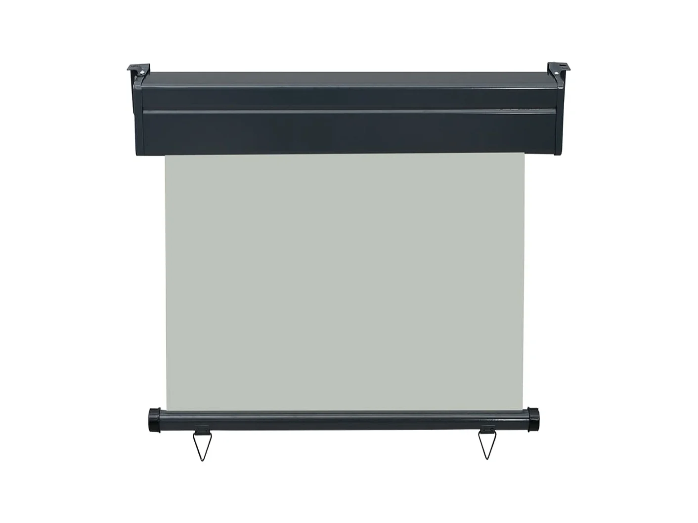 Balkonscherm 85x250 cm grijs BE208480