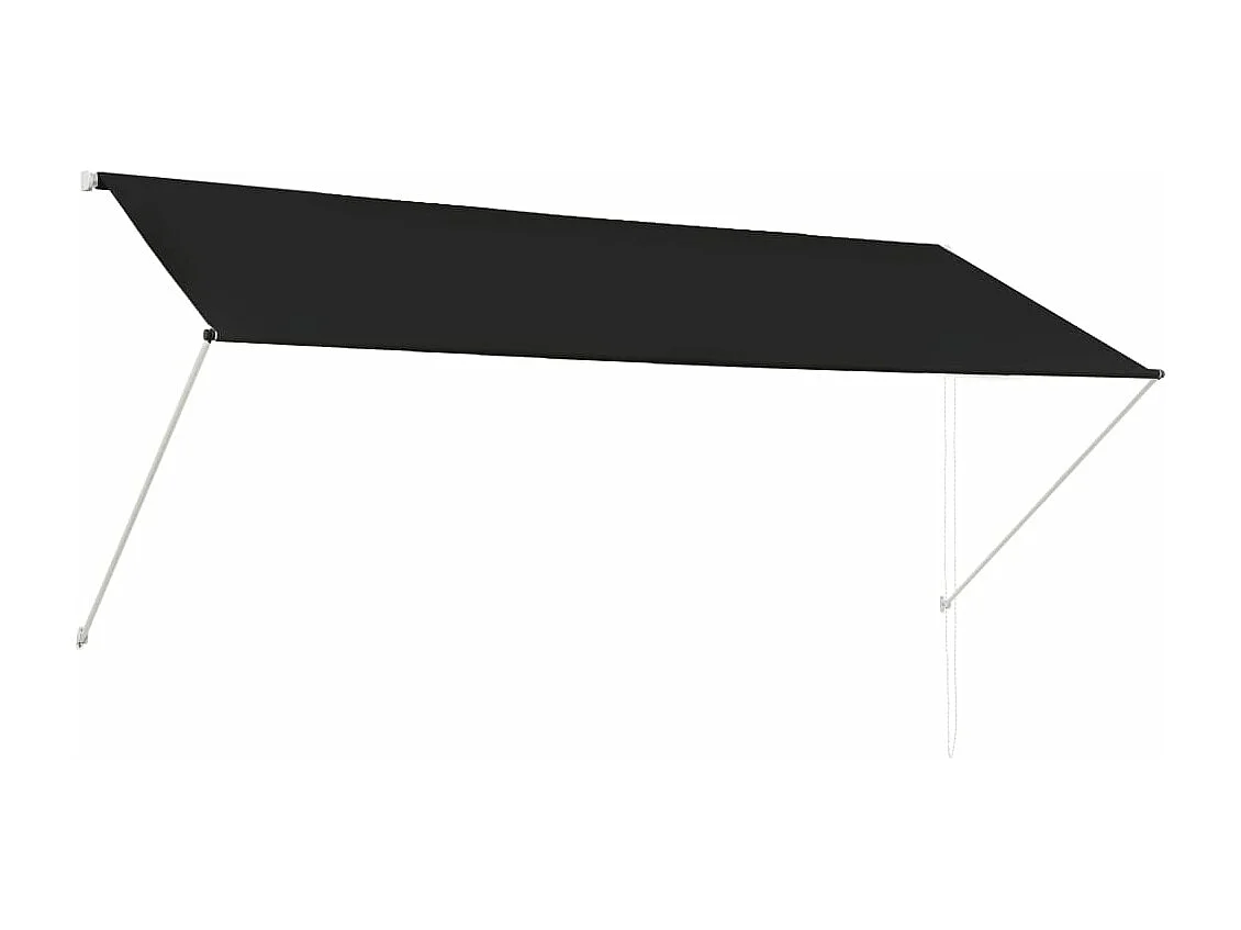 Toldo retráctil 300x150 cm gris antracita ES115019