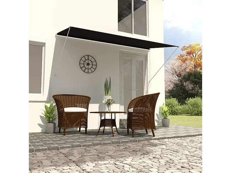 Luifel uittrekbaar 300x150 cm antraciet BE368241