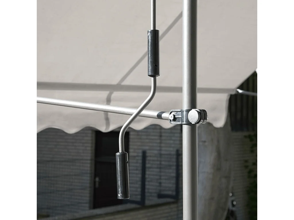 Auvent mobile 200x120 cm Gris FR75249