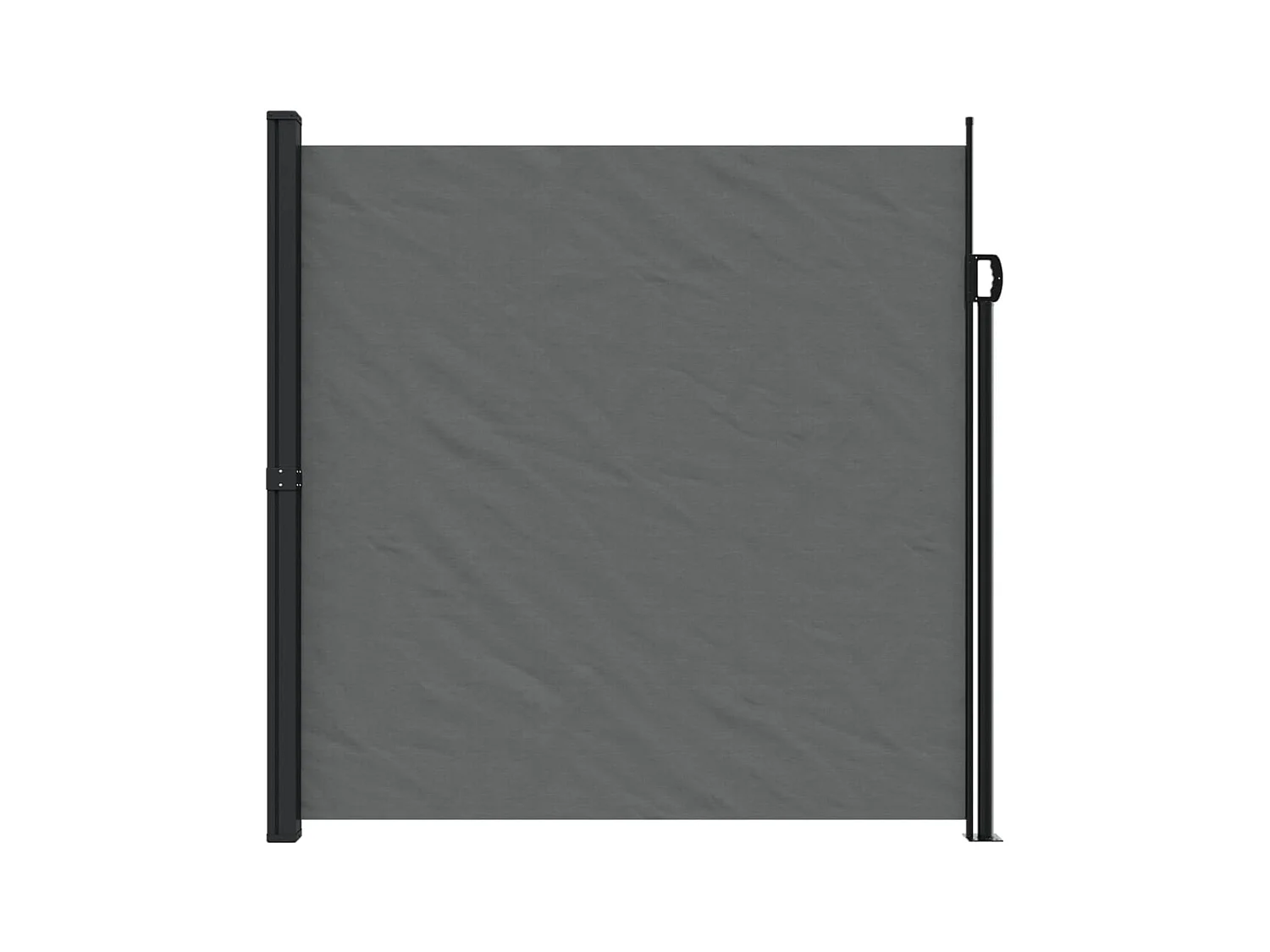 Auvent latéral rétractable anthracite 200x600 cm FR23500