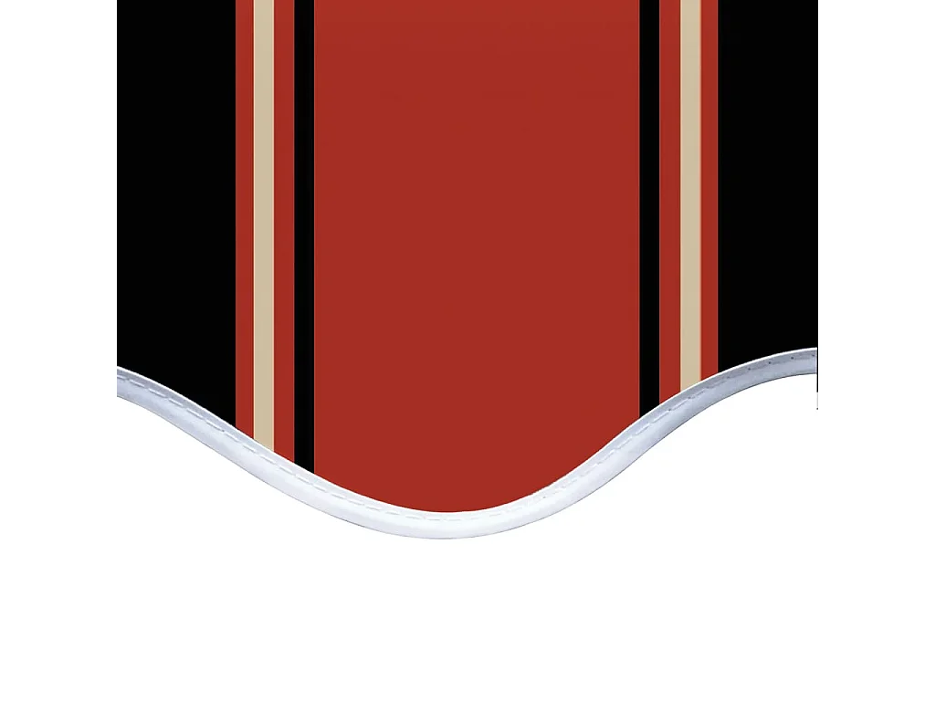 Vervangingsdoek voor luifel 4,5x3,5 m oranje en bruin BE468564