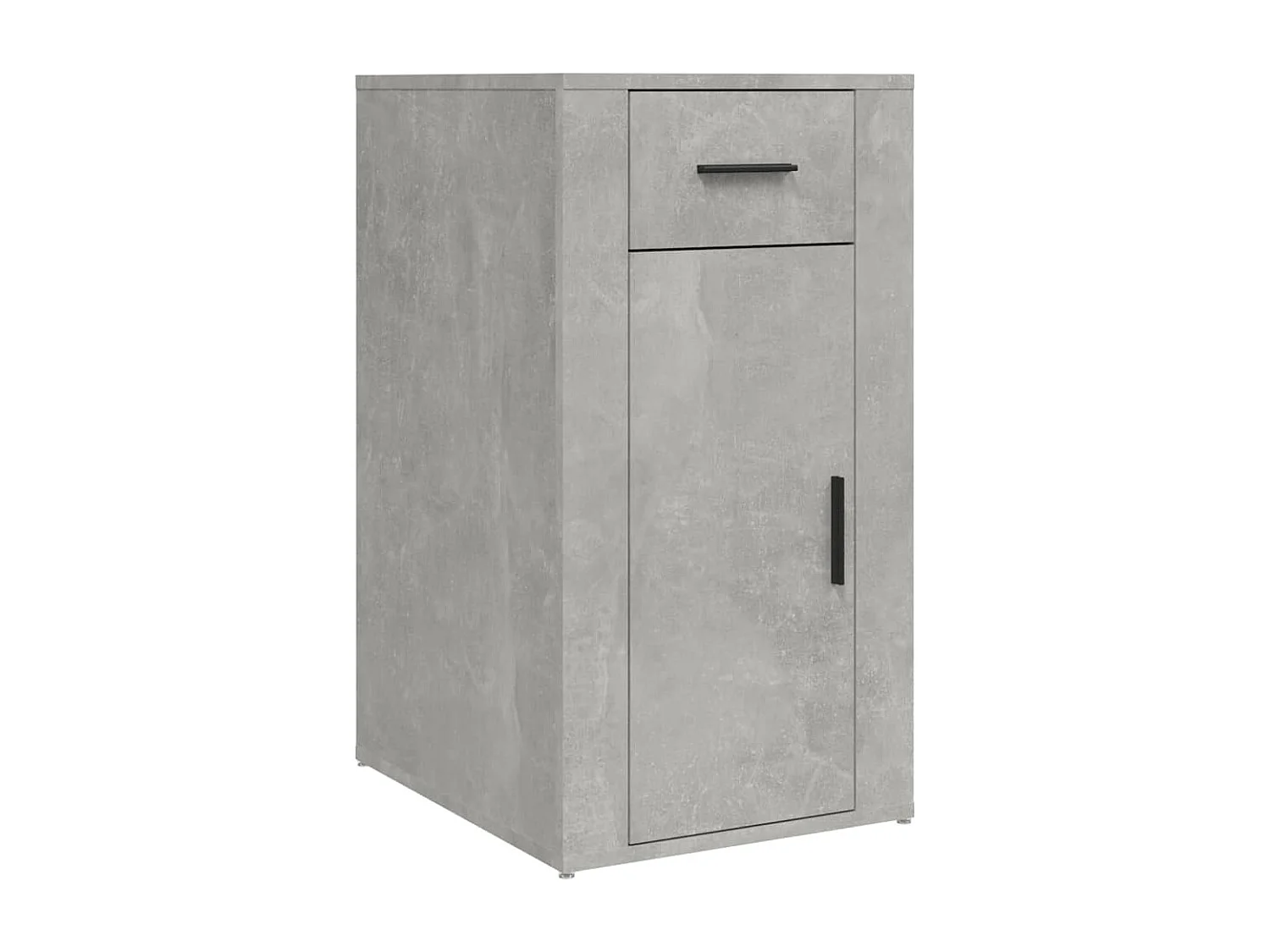 Armario de escritorio contrachapada gris hormigón 40x49x75 cm ES780221