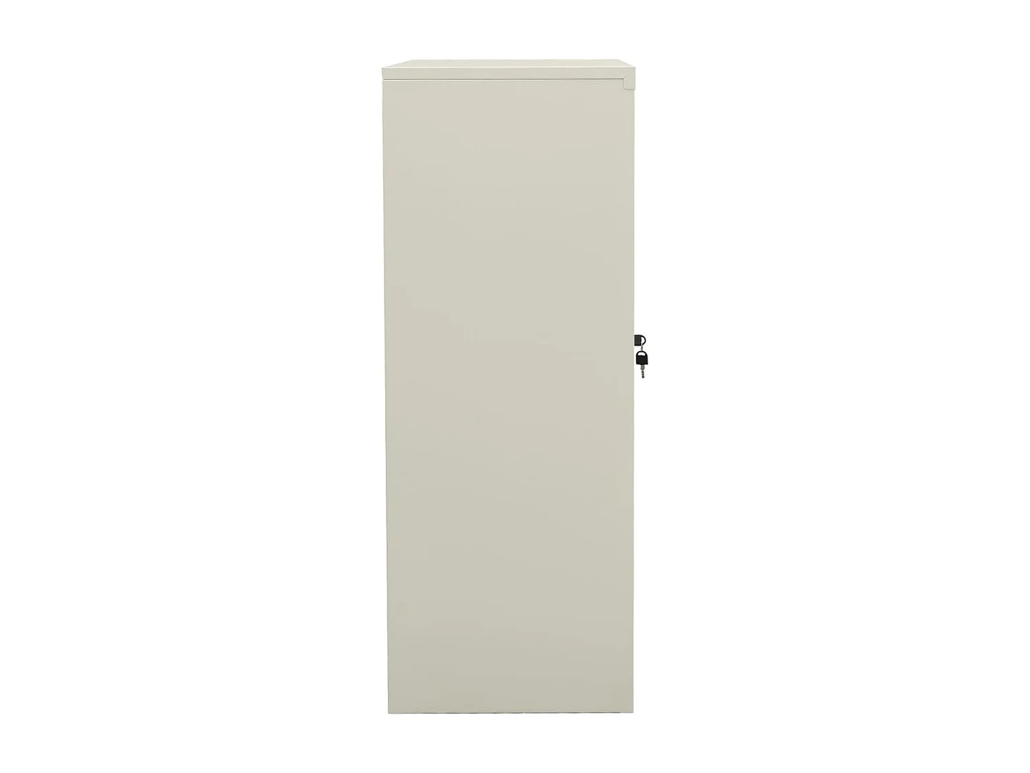 Armoire de bureau Gris clair 90x40x105 cm Acier FR58900