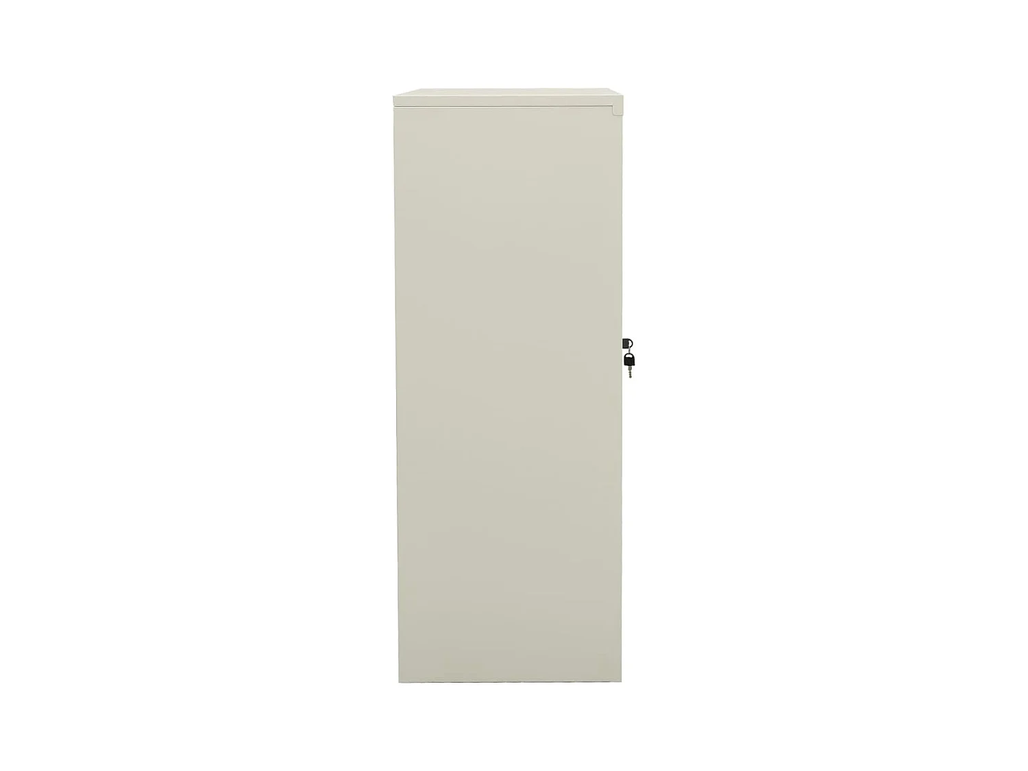Armoire de bureau Gris clair 90x40x105 cm Acier FR58900
