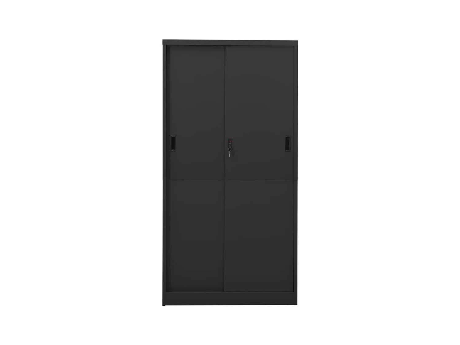 Armoire de bureau et porte coulissante Anthracite 90x40x180 cm FR38341