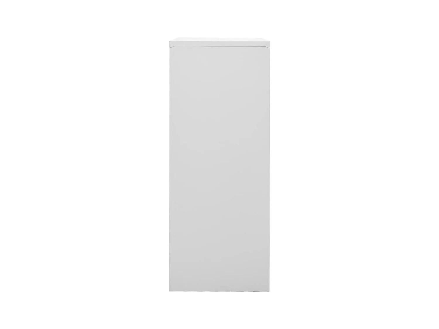 Armoire de bureau Gris clair 90x40x102 cm Acier FR25484