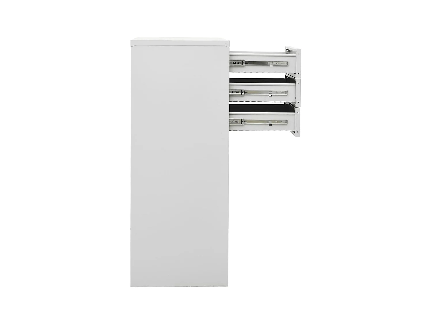 Armoire de bureau Gris clair 90x40x102 cm Acier FR25484